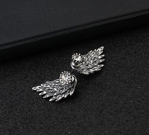 Wing Rhinestone Earrings